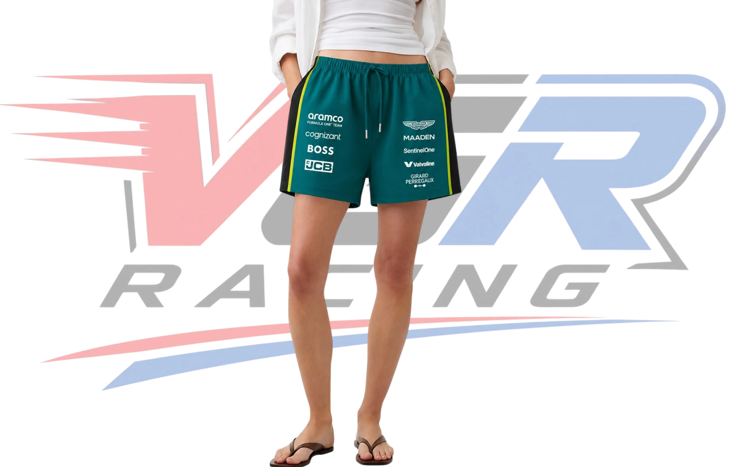 2026 F1 Team Aston Martin Men’s & Women’s Shorts – Green