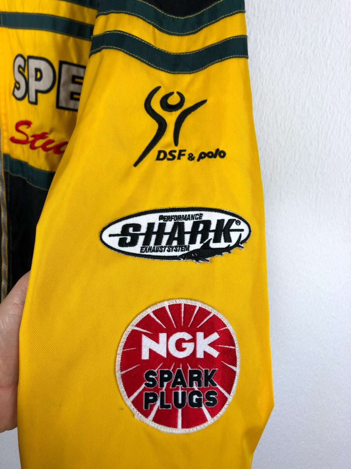 High Speed F1 Vintage Racing Jacket Yellow