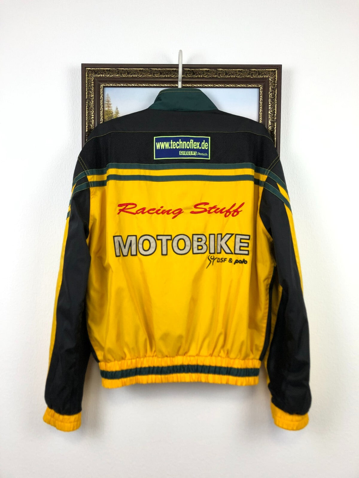 High Speed F1 Vintage Racing Jacket Yellow