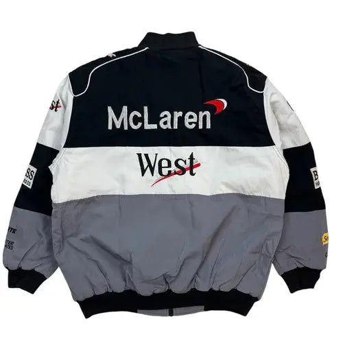 Vintage Mercedes Benz F1 Jacket Black/Grey
