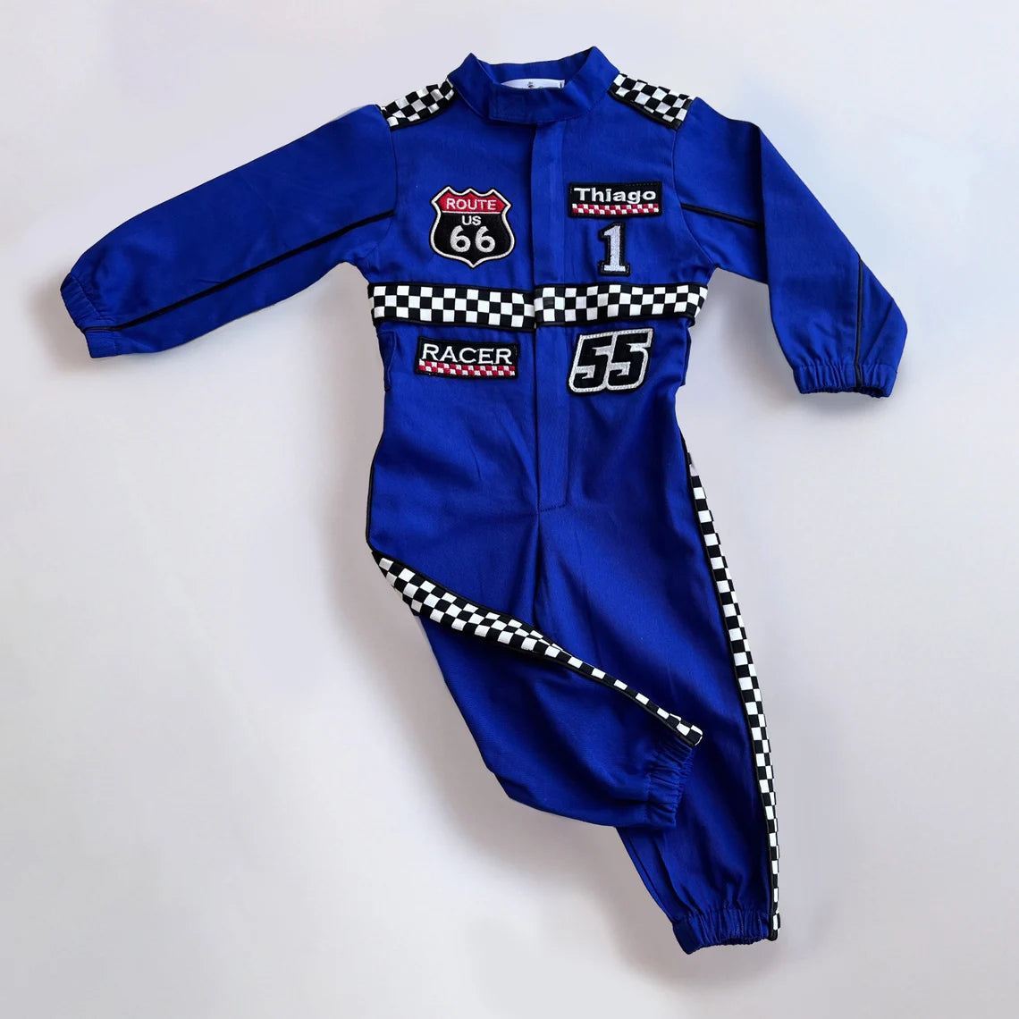 F1 Birthday Baby Suit & Cap Blue