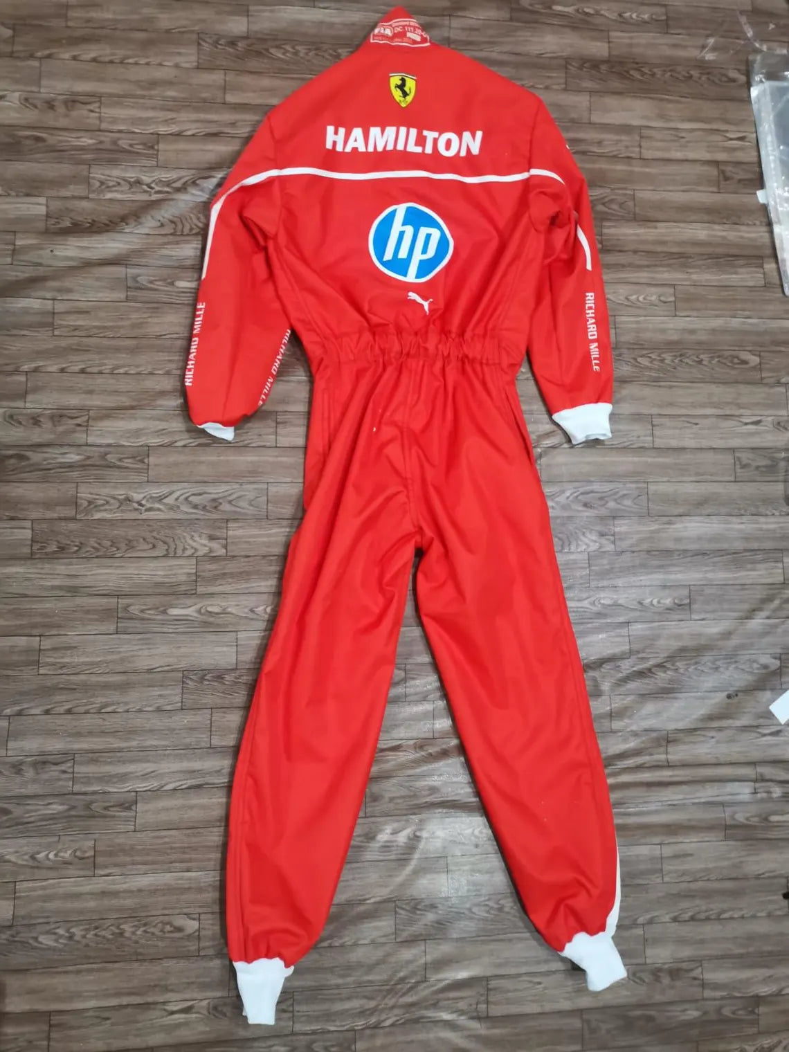 New 2025 Lewis Hamilton Scuderia Ferrari HP F1 Race Suit