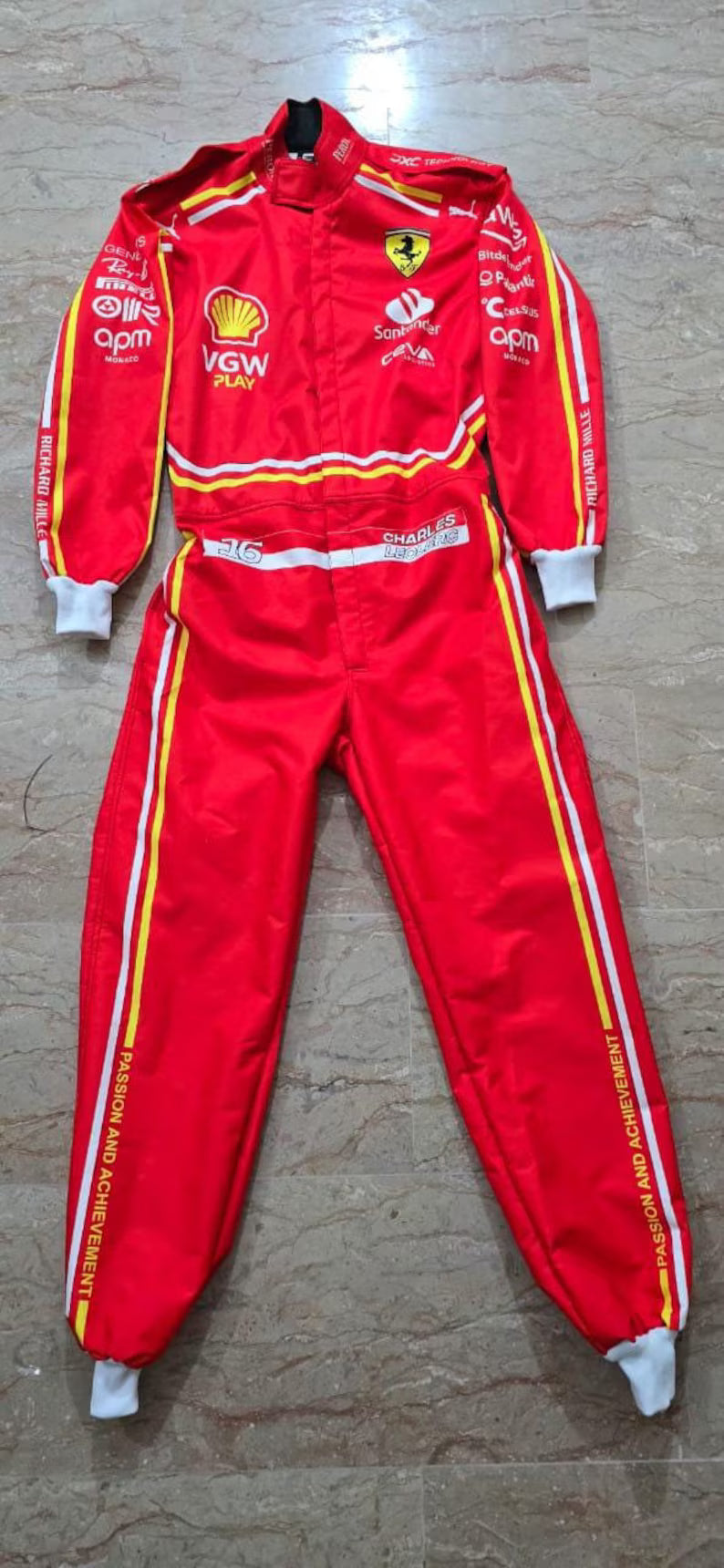 2024 Charles Leclerc F1 Ferrari Race Suit