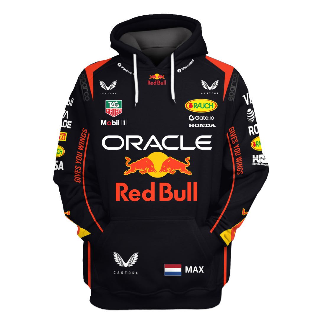 Max Verstappen Oracle Red Bull Racing F1 Team Hoodie