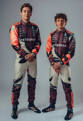 George Russell 2025 Mercedes AMG Petronas F1 Team Suit