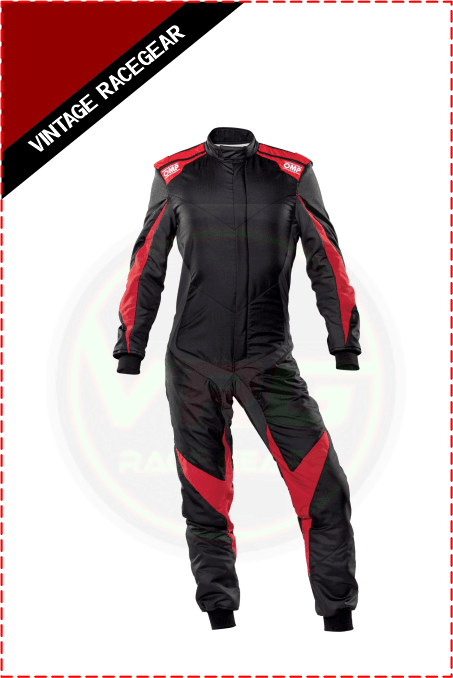 ONE EVO X OVERALL FIA 8856-2018 Red - Black - Vintage Racegears