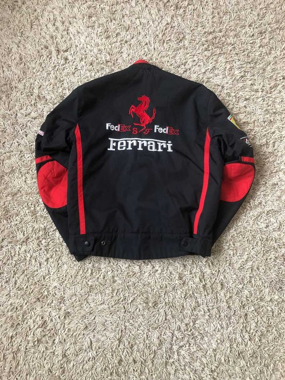 Ferrari × Marlboro Black Ferrari Bomber Jacket Black