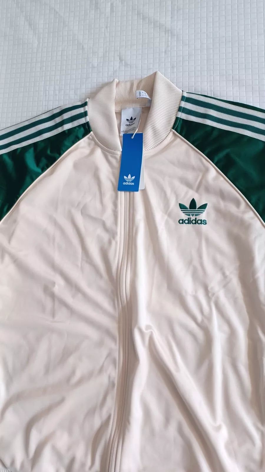 New Adidas Originals SST Classic Retro Tracksuit~Green/Beige