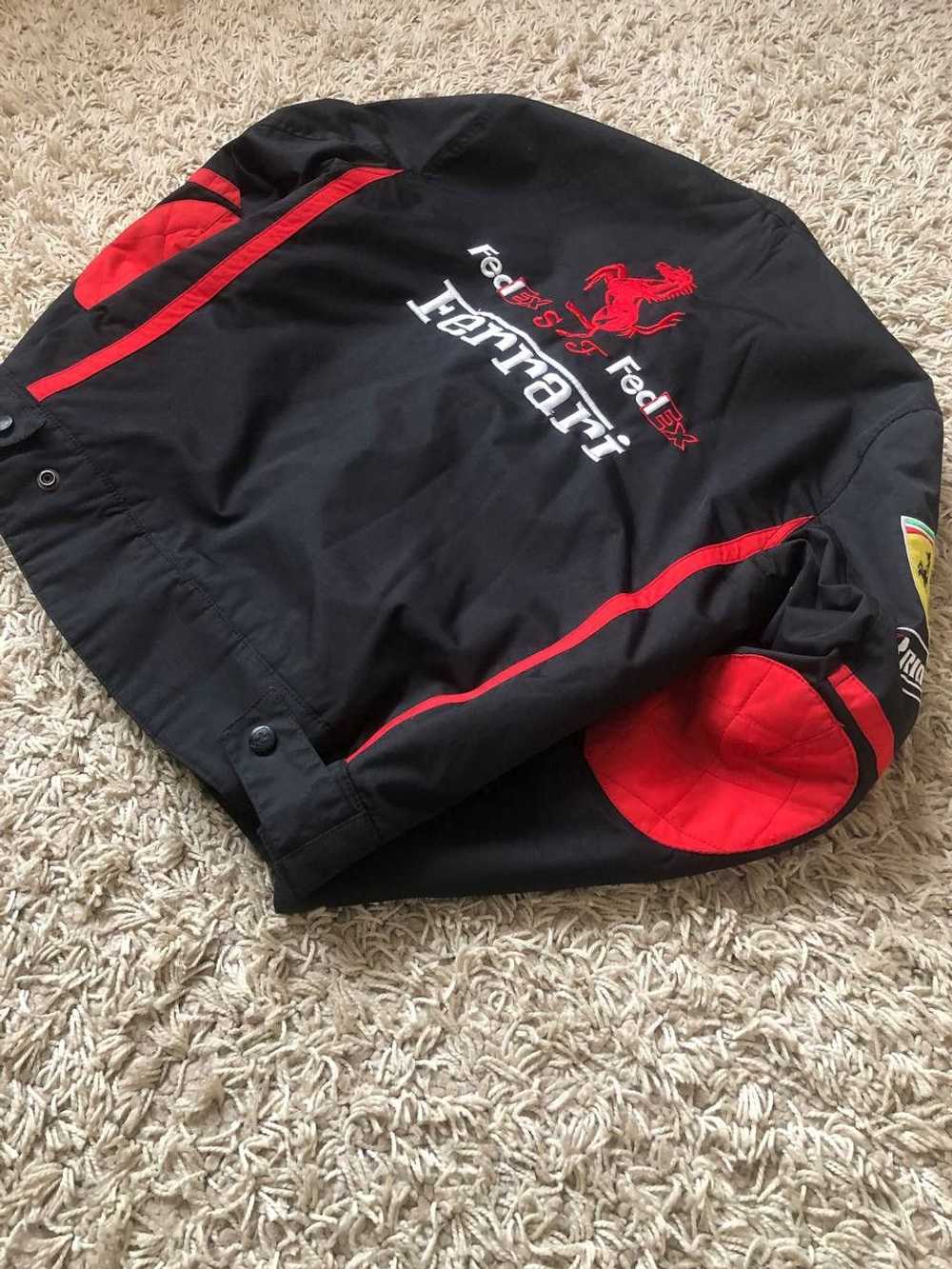 Ferrari × Marlboro Black Ferrari Bomber Jacket Black