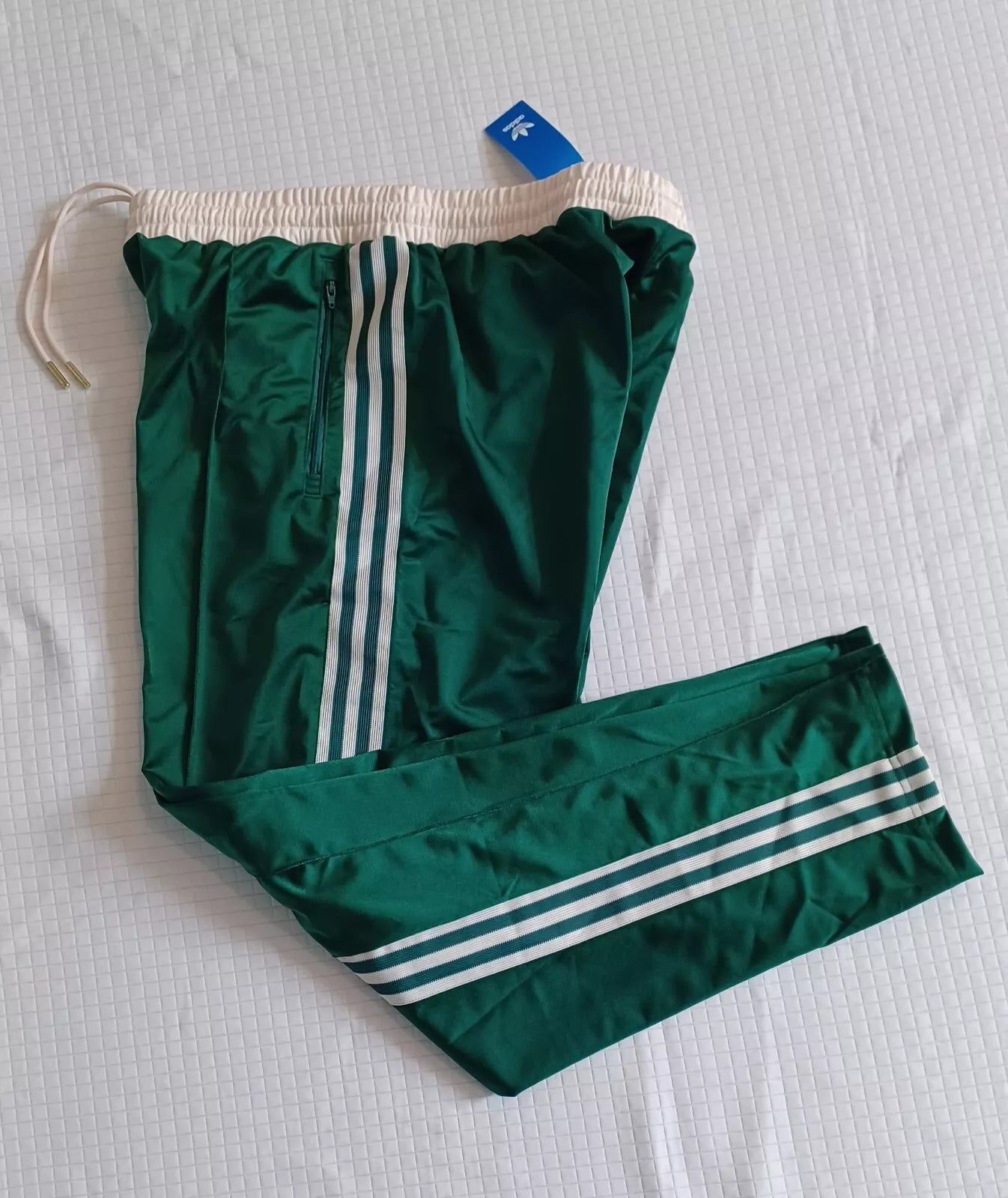 New Adidas Originals SST Classic Retro Tracksuit~Green/Beige