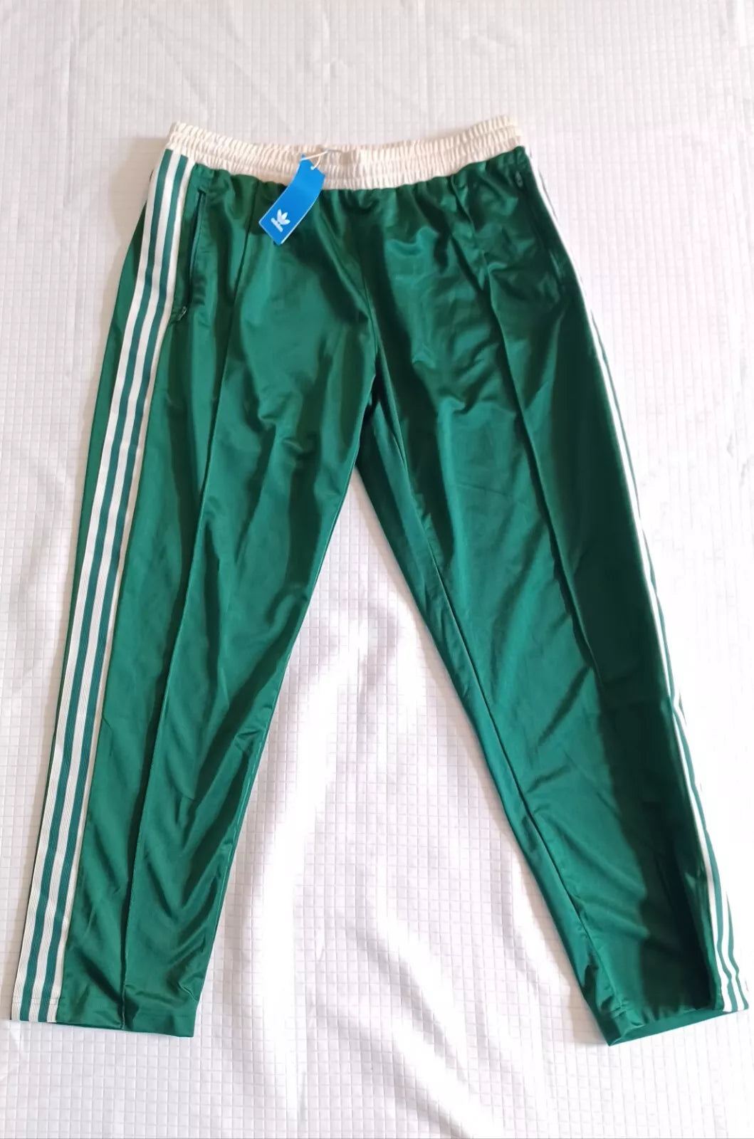 New Adidas Originals SST Classic Retro Tracksuit~Green/Beige