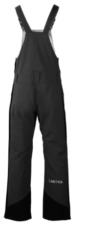 Arctica Bib Overall Adult Side Zip Pants Black