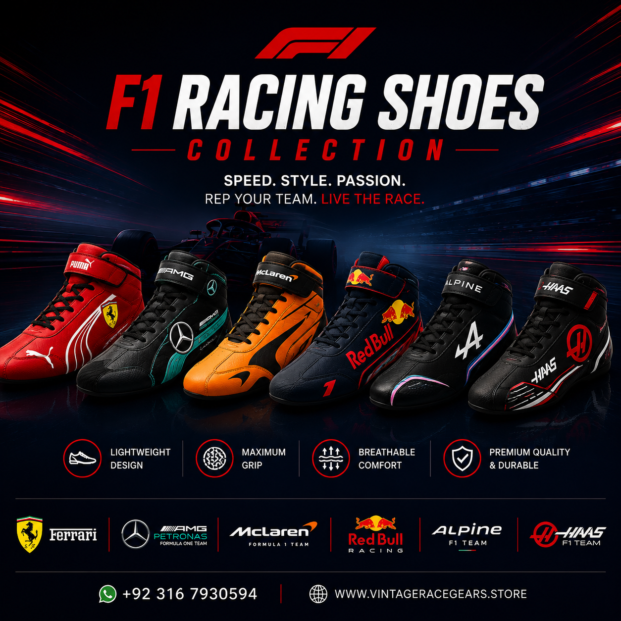 F1  Racing Shoes