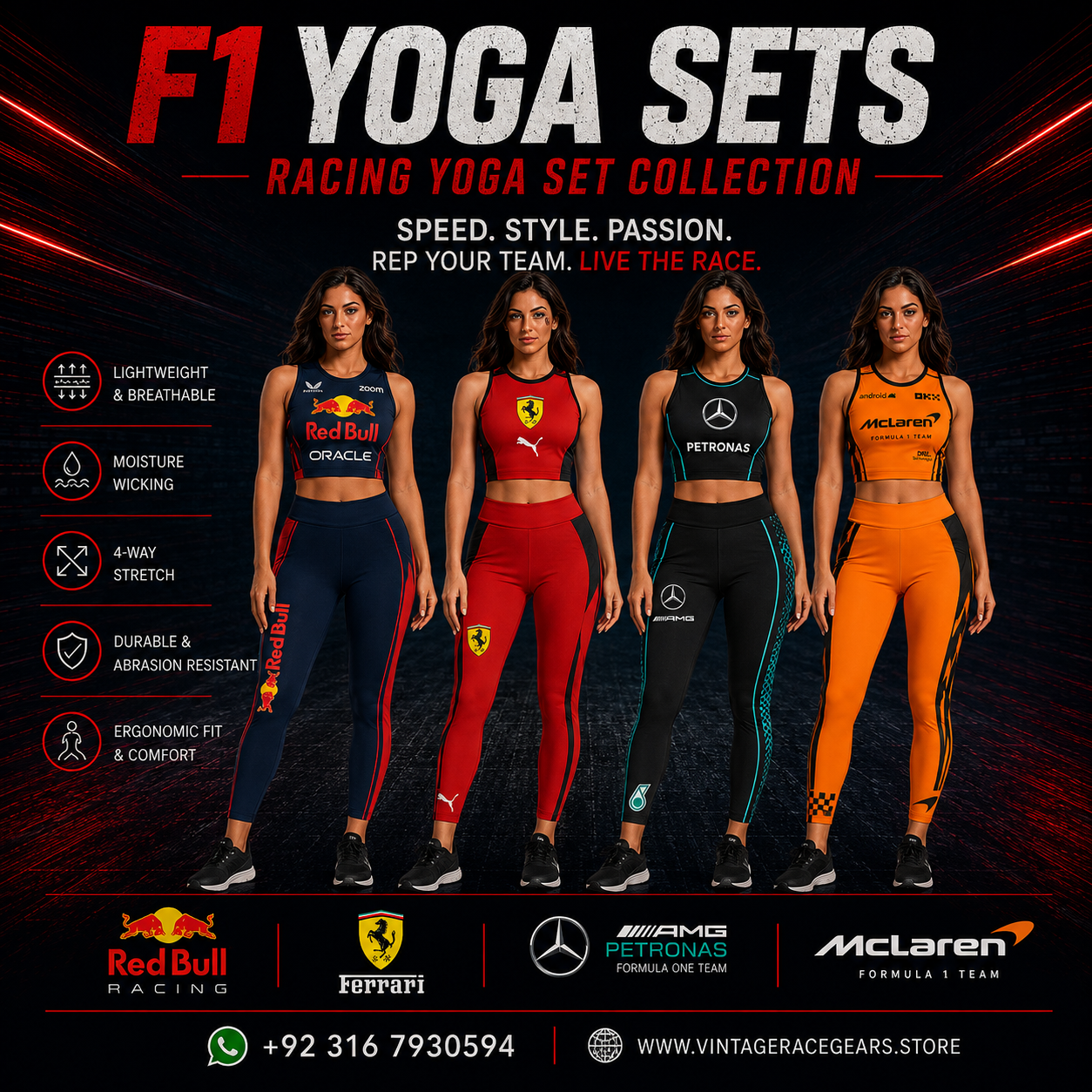 F1 Yoga Sets