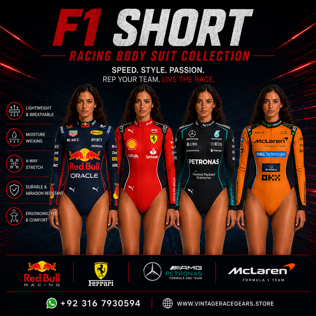 F1 Bodysuit