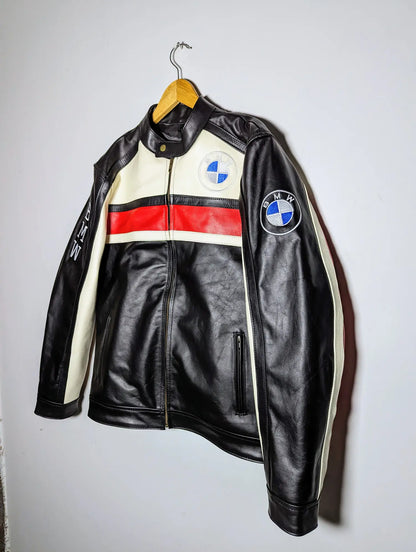 BMW FORMULA 1 RACING LEATHER JACKET RARE STREETWEAR