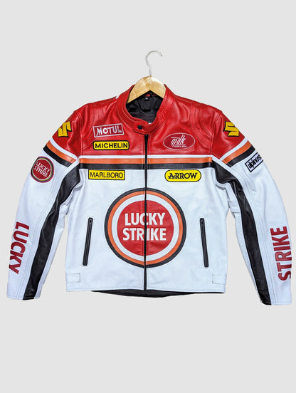 LUCKY STRIKE STREETWEAR LEATHER JACKET