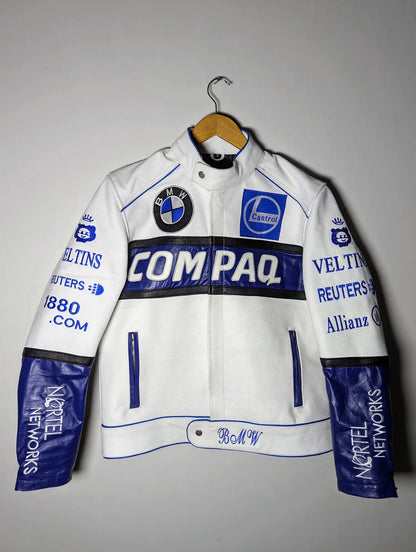 BMW  Y2K RETRO RACING LEATHER JACKET FORMULA 1