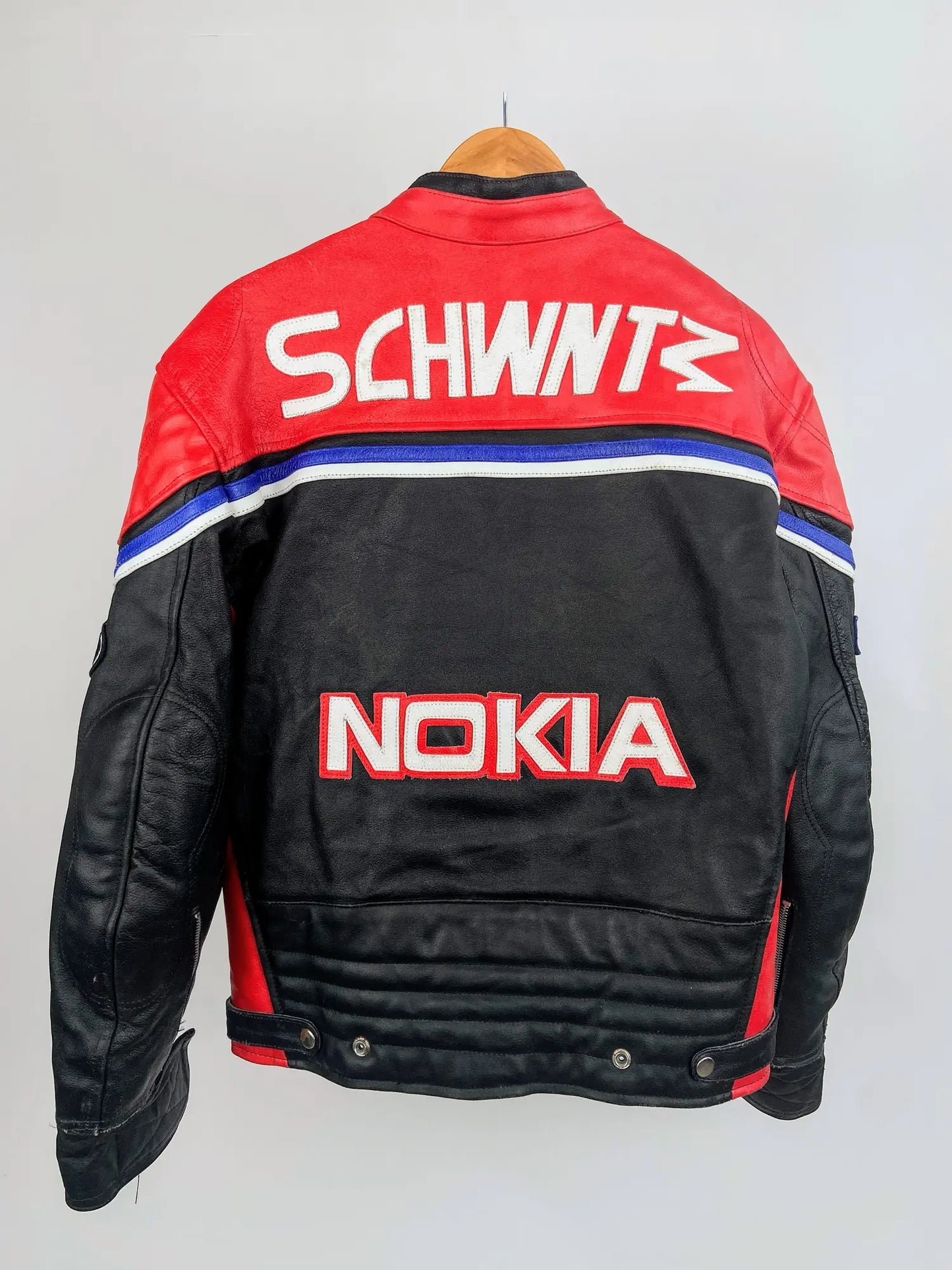 Nokia Rare Vintage Leather Jacket Streetwear