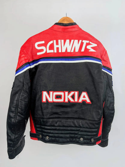Nokia Rare Vintage Leather Jacket Streetwear