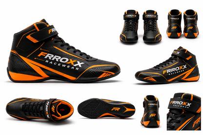 FRROXX Racewear Premium Kart Racing Leather Shoes