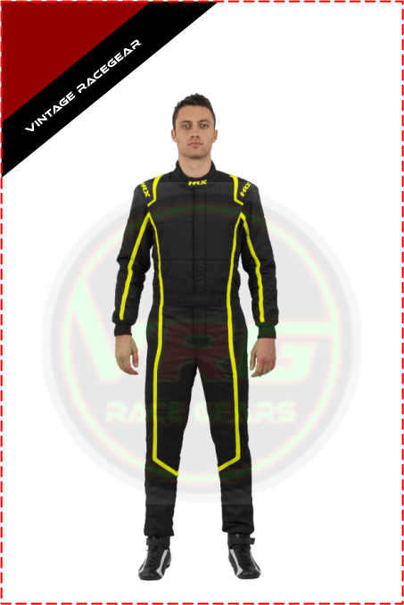 HRX Racer NF2 Suit - Black - Vintage Racegears