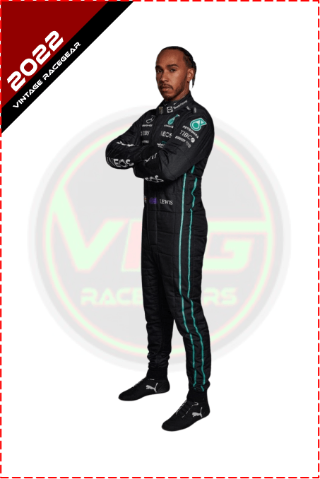 2022 Lewis Hamilton Mercedes AMG F1 Race Suit - Vintage Racegears