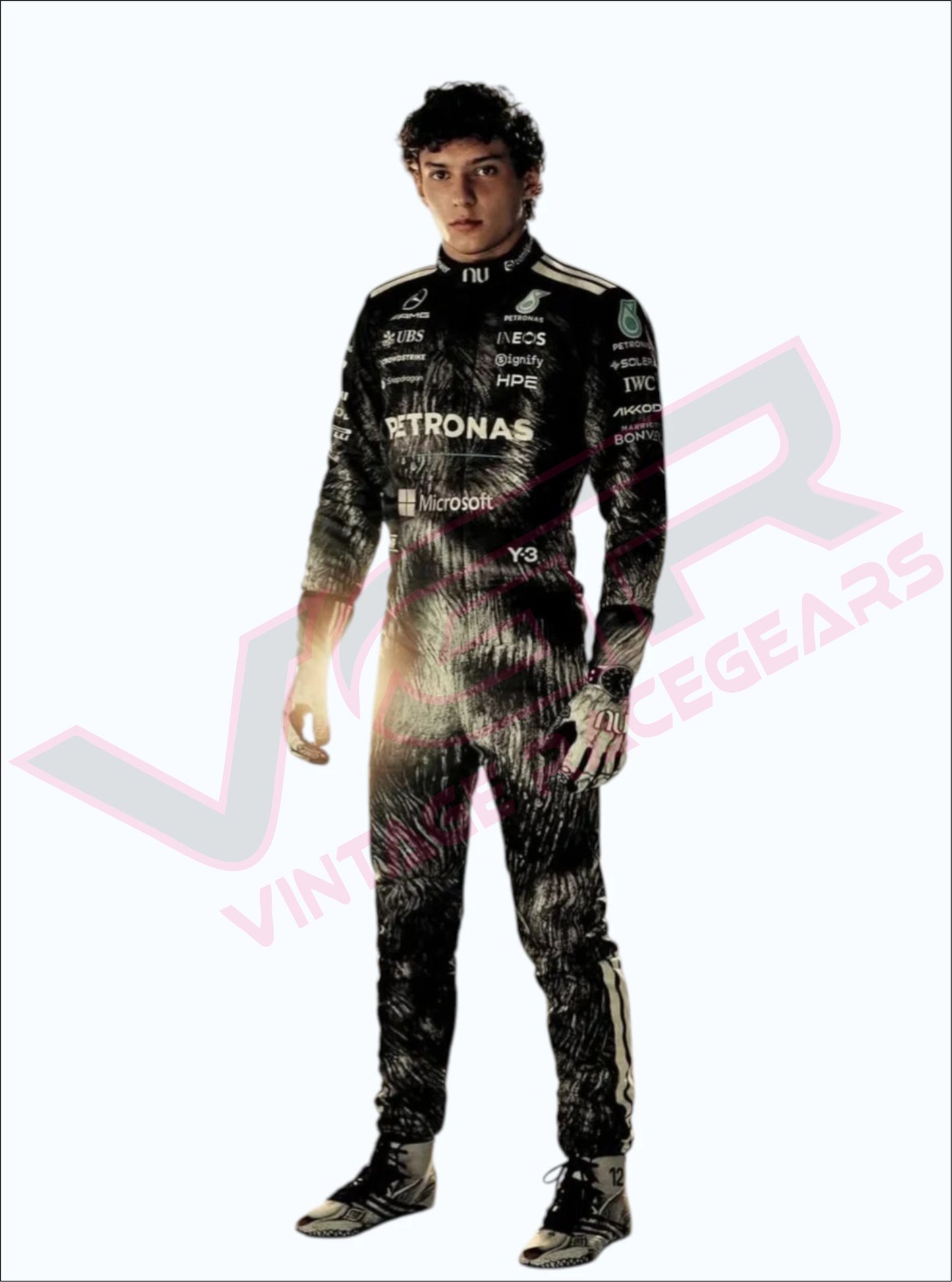 2026 Kimi Antonelli Mercedes Unique Wolf  F1 Race Suit