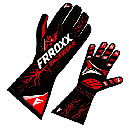 New  Frroxx Racewear Go Kart Racing Sublimation printed Gloves