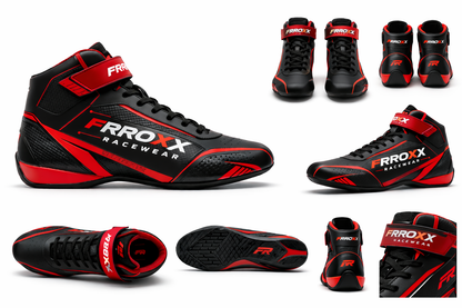 FRROXX Racewear Premium Kart Racing Leather Shoes