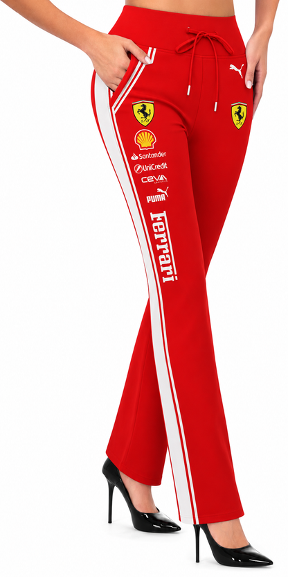 2026 F1 Team Ferrari Women's Pant – Red