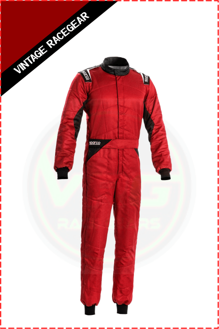 Utrustningspaket Racing Start Sparco Suit Red - Vintage Racegears