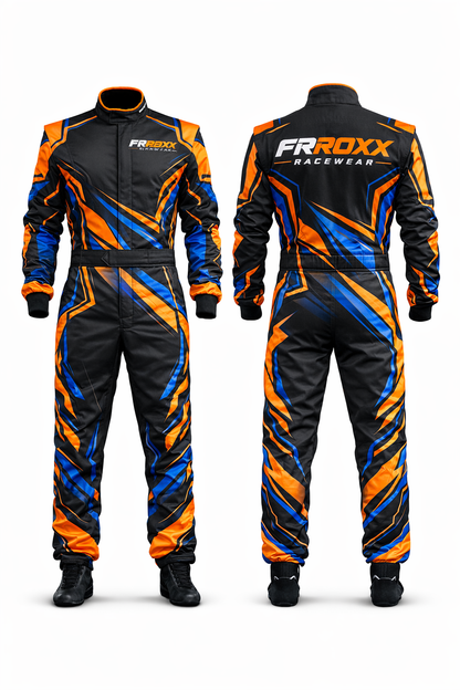 FRROXX Racewear Sublimation Printed Kart Jumpsuit 2026