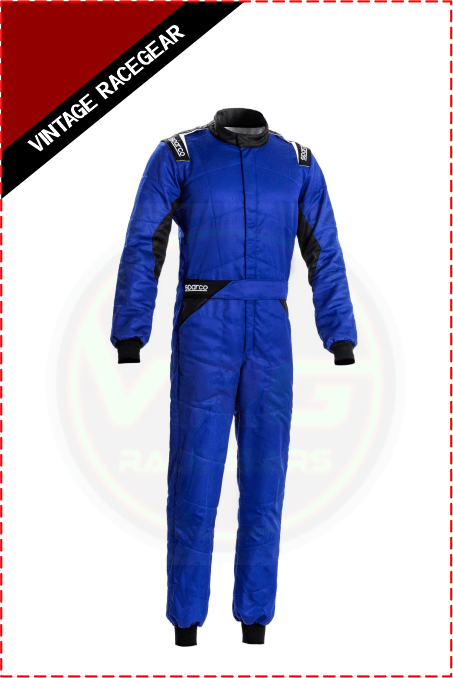 Utrustningspaket Racing Start Sparco Suit Blue - Vintage Racegears