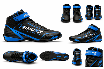FRROXX Racewear Premium Kart Racing Leather Shoes