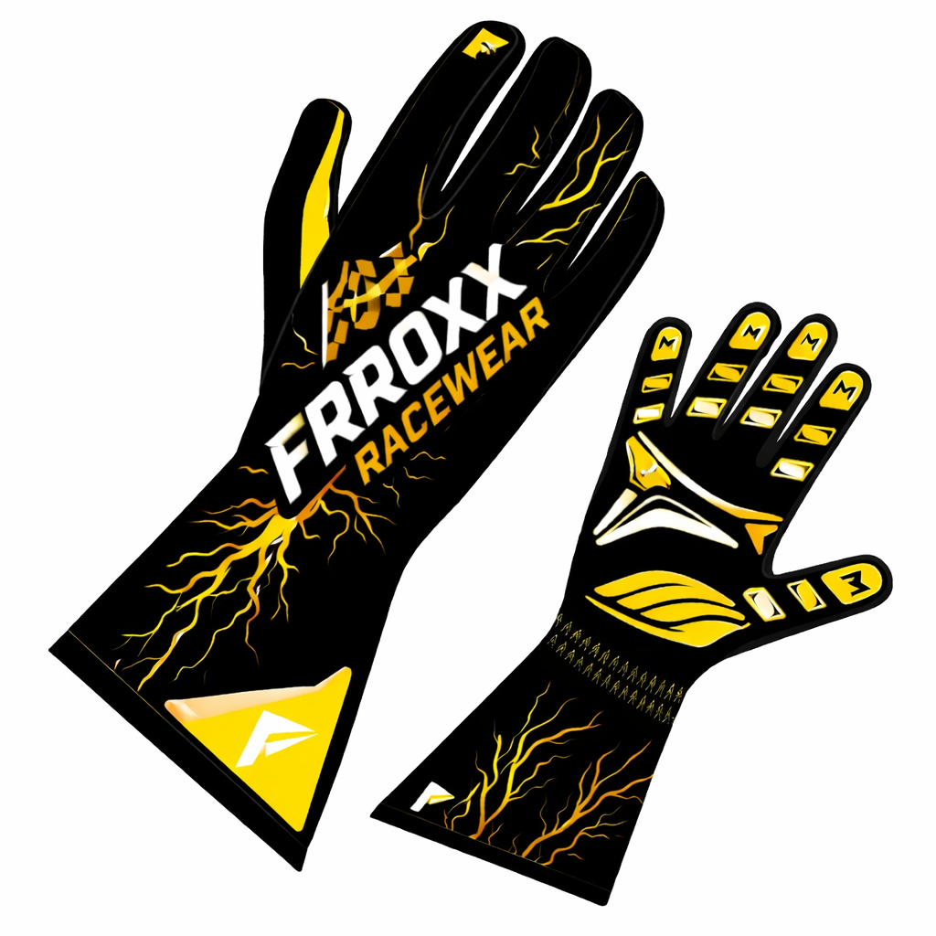 New  Frroxx Racewear Go Kart Racing Sublimation printed Gloves