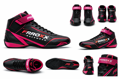 FRROXX Racewear Premium Kart Racing Leather Shoes