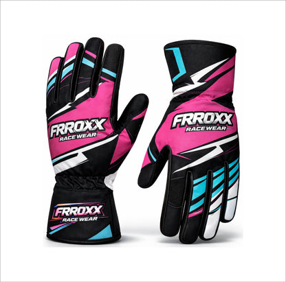 New Go Kart Racing Sublimation printed Gloves