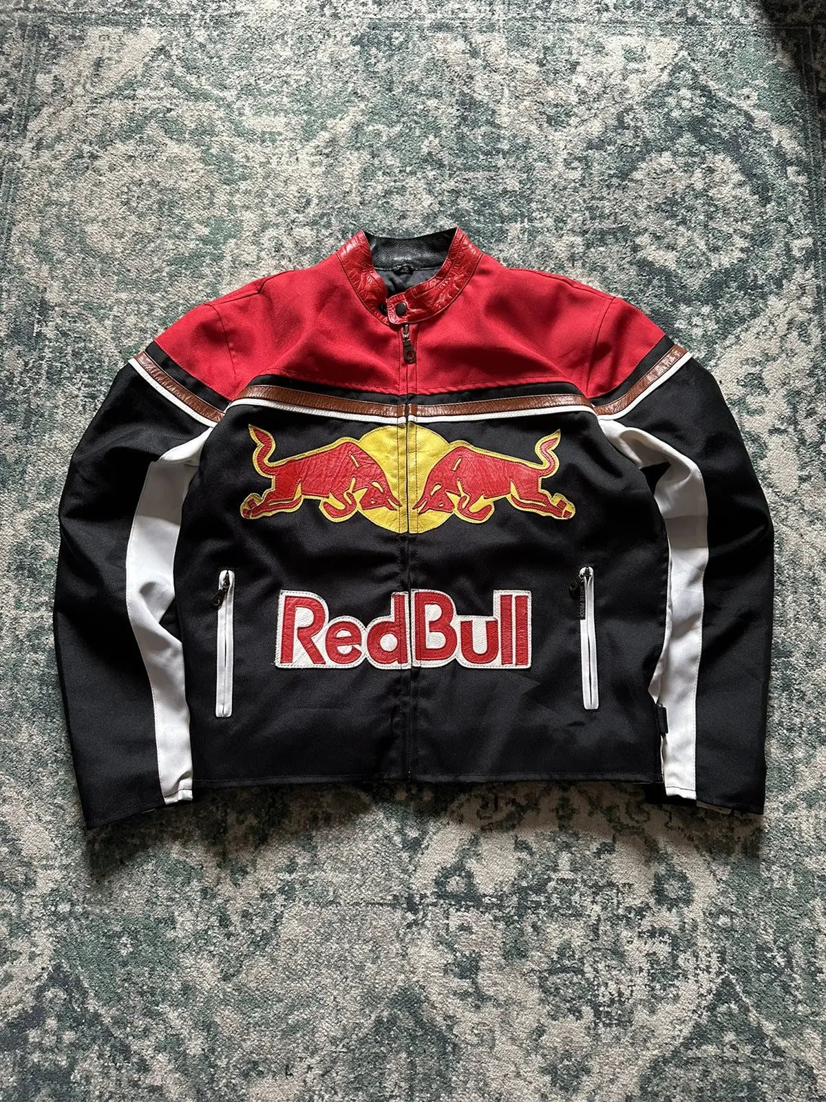 VINTAGE RED BULL RACING Y2K MOTO JACKET