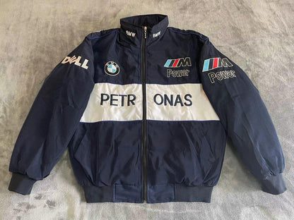 BMW F1 vintage jacket Navy - Vintage Racegears