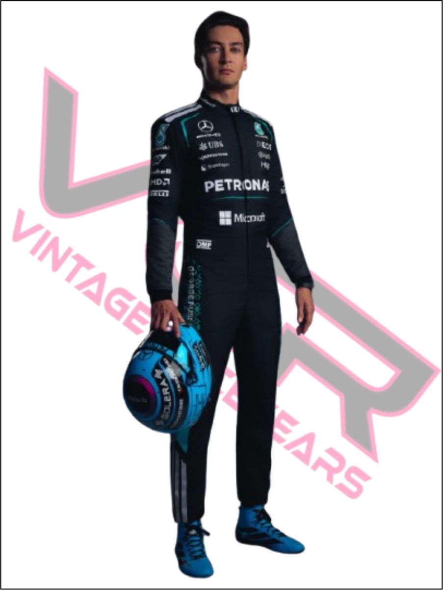 New 2026 George Russell Team Mercedes F1 Racing Suit