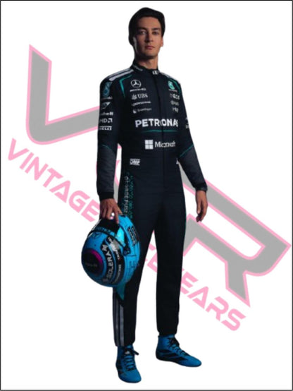 New 2026 George Russell Team Mercedes F1 Racing Suit