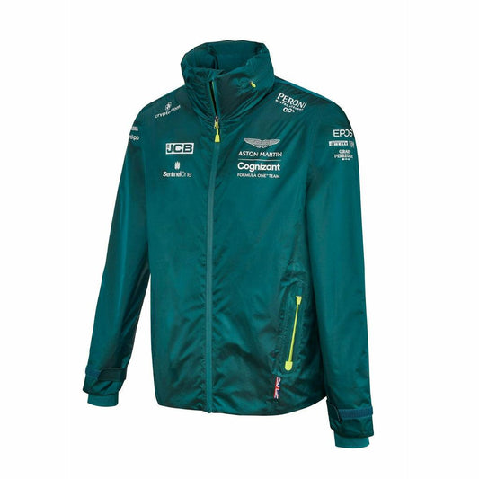 2022 ASTON MARTIN COGNIZANT F1 TEAM JACKET GREEN - Vintage Racegears