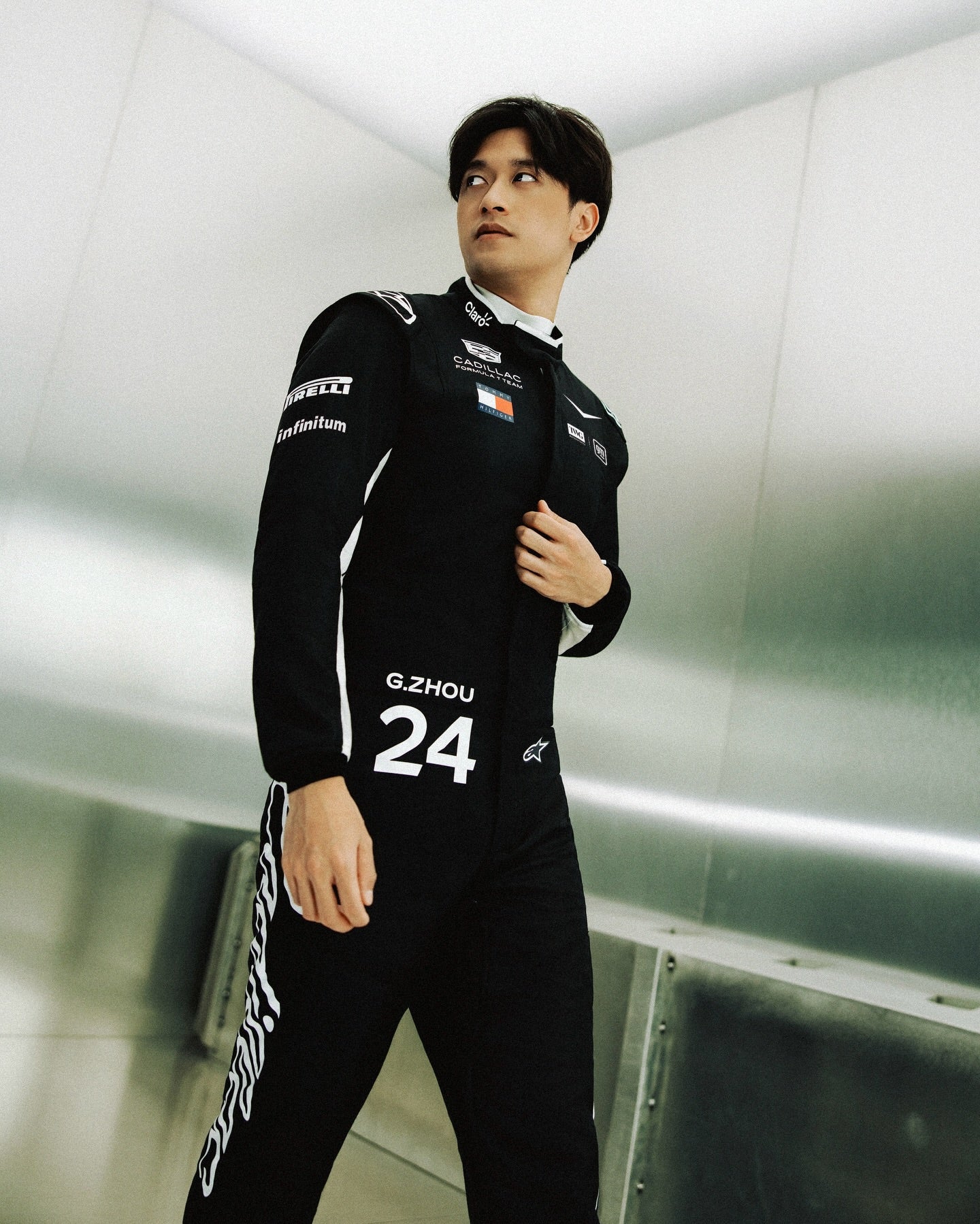 New 2026 Zhou Guanyu Cadillac F1 Racing Suit