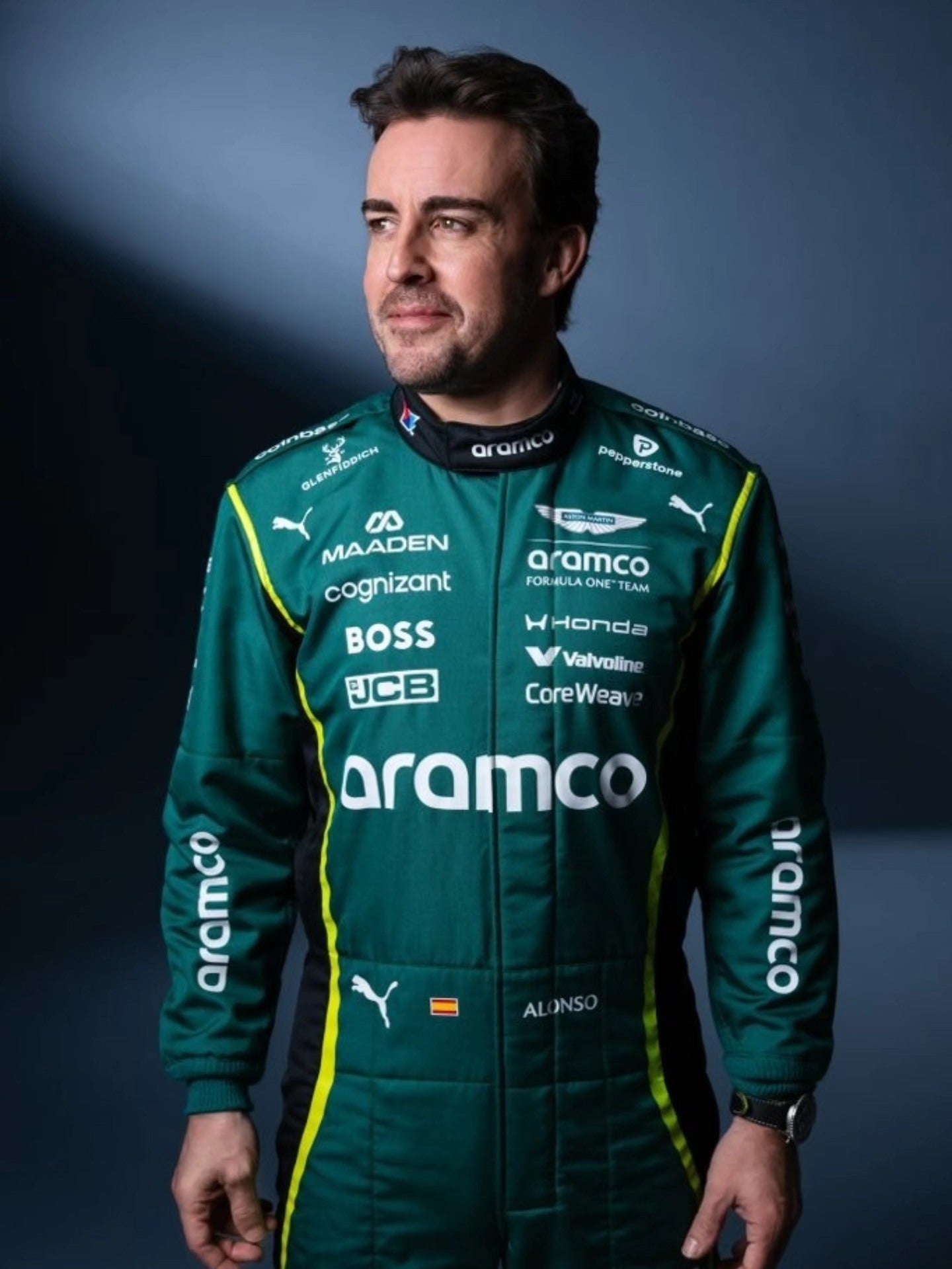 2026 Fernando Alonso Aston Martin F1 Race Suit