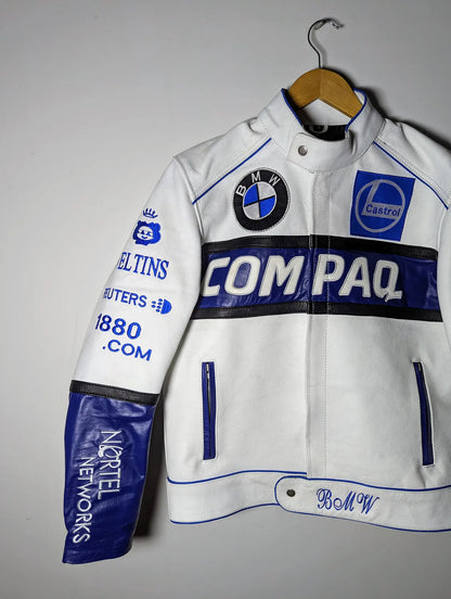 BMW  Y2K RETRO RACING LEATHER JACKET FORMULA 1