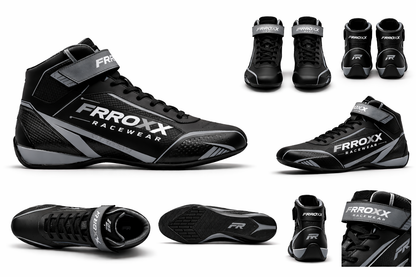 FRROXX Racewear Premium Kart Racing Leather Shoes