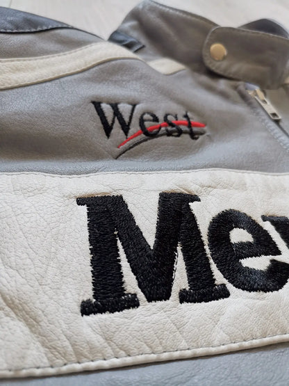 Mercedes X Mclaren Racing Leather Jacket Streetwear