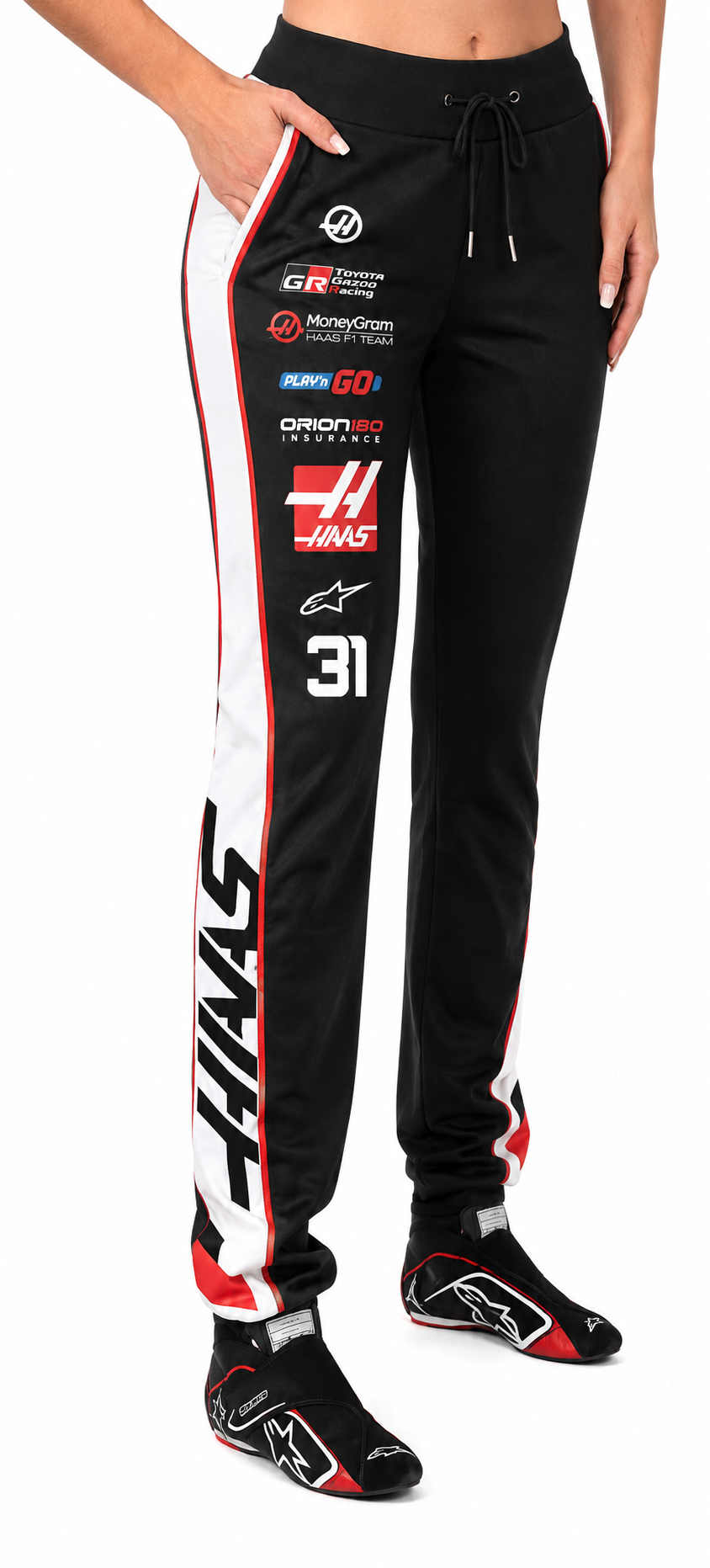 2026 F1 Team Haas Women's Pant – Black