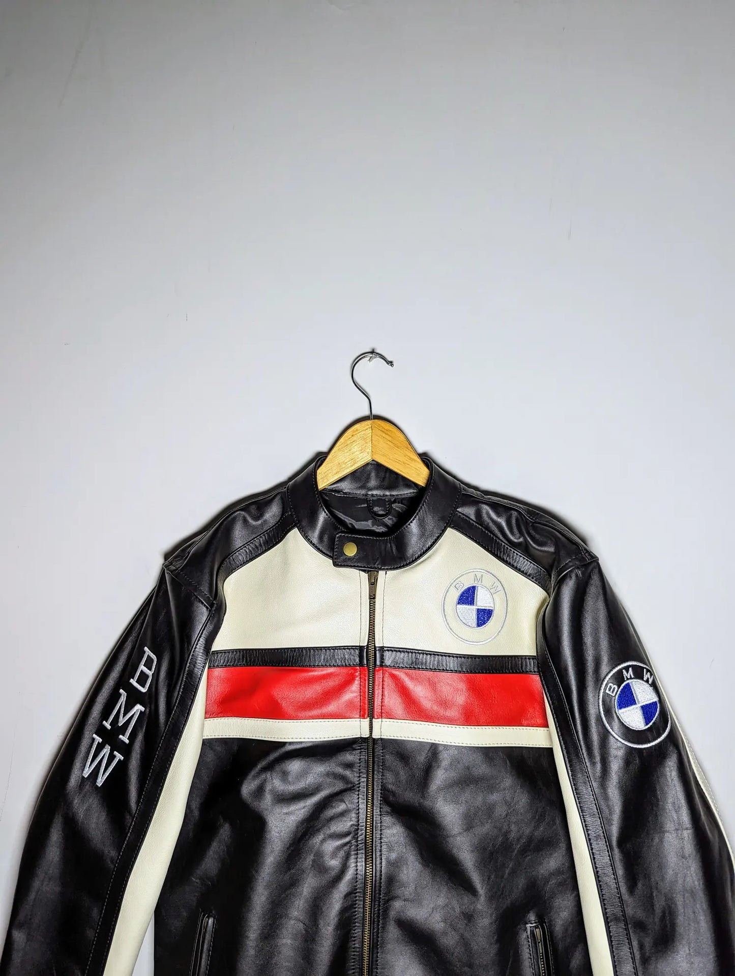 BMW FORMULA 1 RACING LEATHER JACKET RARE STREETWEAR
